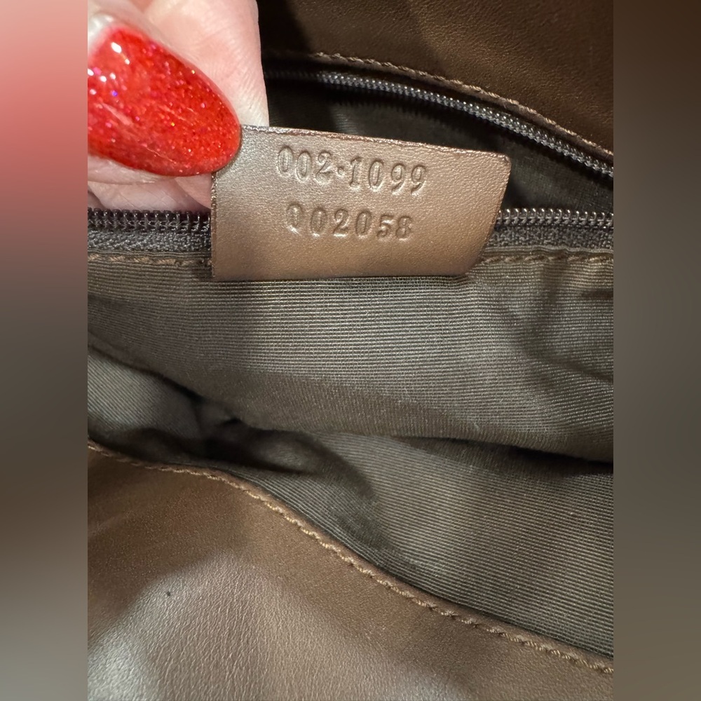 Gucci GG Canvas Brown Tote Bag – Vintage Made in Italy - Picture 11 of 16